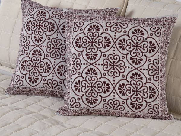 Kit 5 Pçs Peseira Grécia Jacquard King