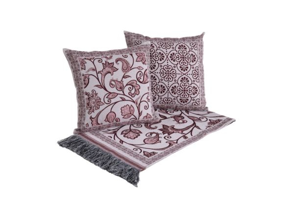 Kit 5 Pçs Peseira Grécia Jacquard King