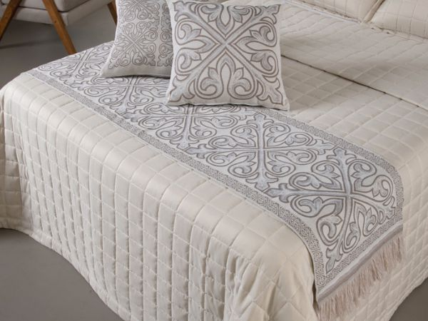 Kit 5 Pçs Peseira Grécia Jacquard King