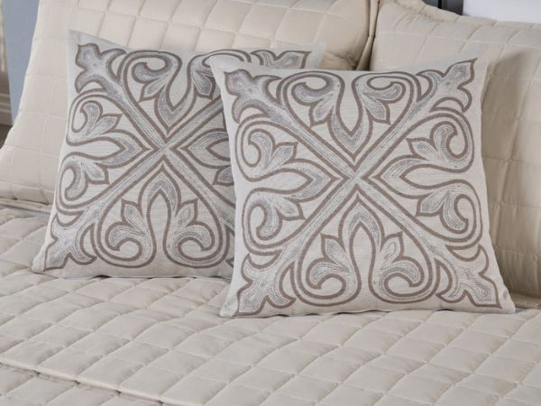 Kit 5 Pçs Peseira Grécia Jacquard King