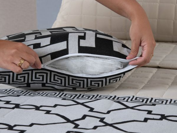 Kit 5 Pçs Peseira Grécia Jacquard King