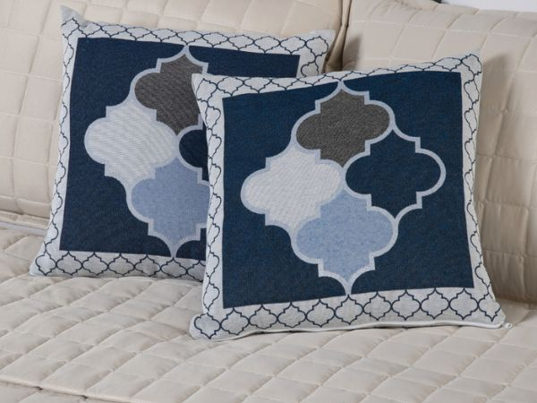 Kit 5 Pçs Peseira Grécia Jacquard King