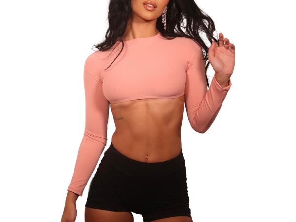 Coleção Exclusiva - Cropped manda longa por R$ 75,00