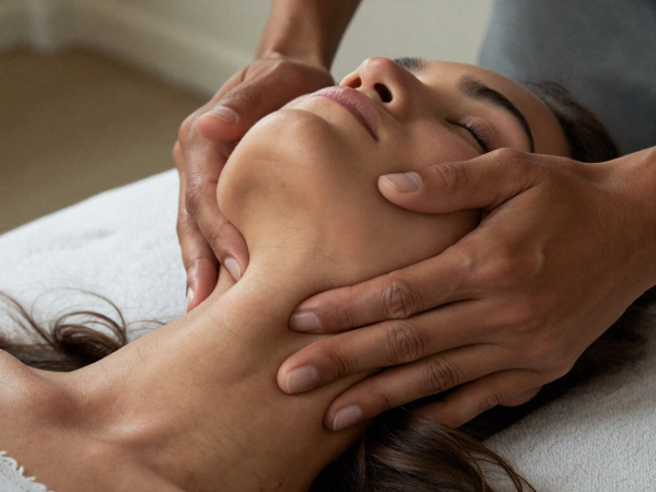 Drenagem facial e linfática na Ferreira Massagem