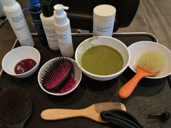 Selagem capilar no Maria’s Coiffeur